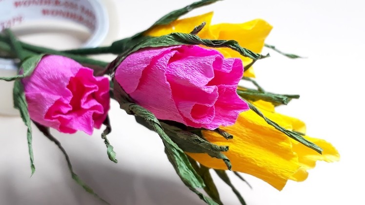 3 New Handmade Flower Tutorial Step by Step - DIY Paper flowers