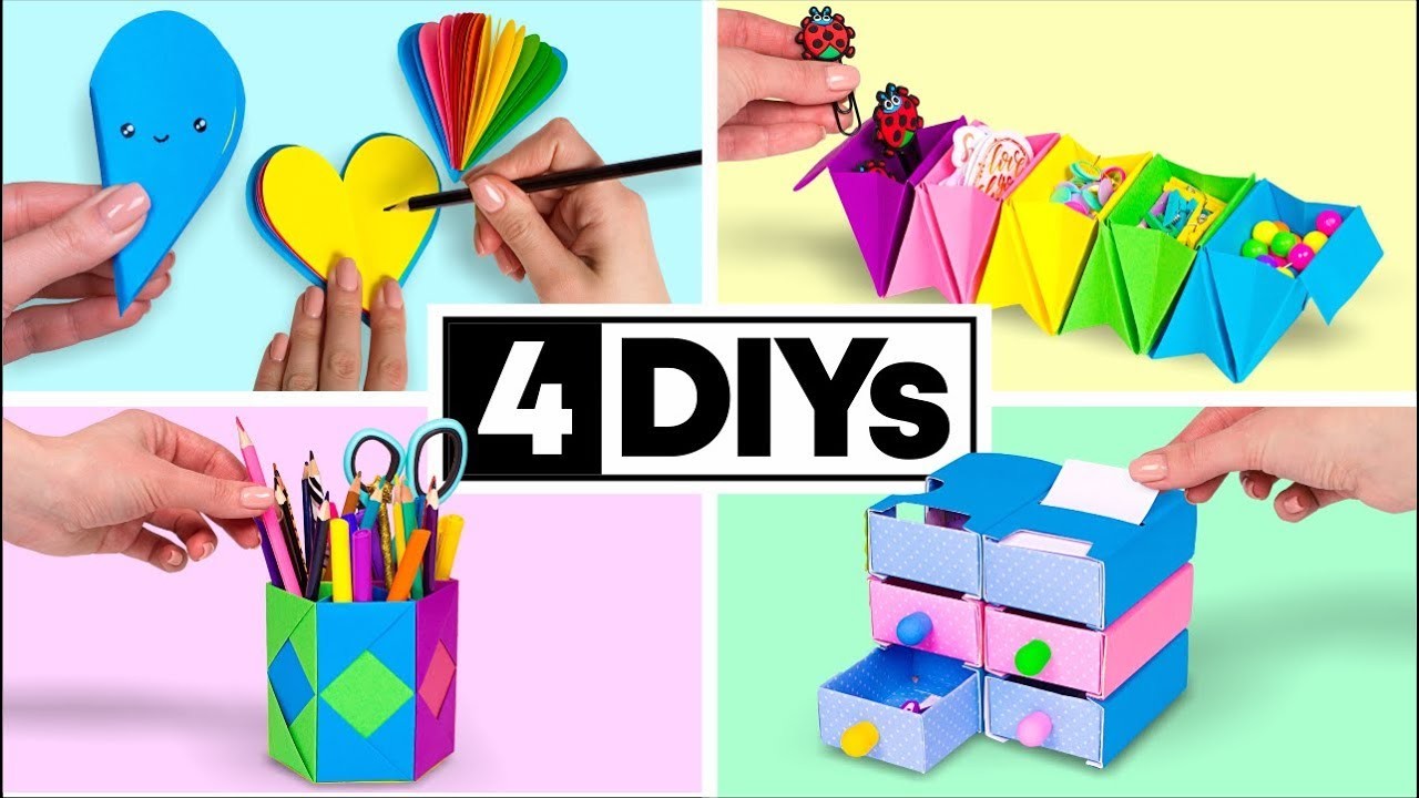 5 minute crafts diy school supplies