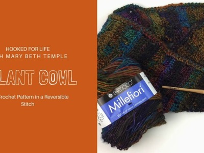 Aslant Cowl - Free Crochet Pattern