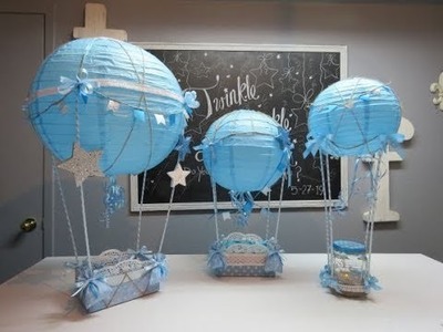 Baby Shower Series Project 5: Hot Air Balloon Centerpiece