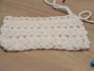 CROCHET BASICS: How to make a half double crochet   ||          Right hand