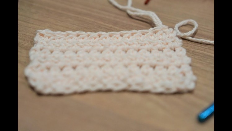 CROCHET BASICS: How to make a half double crochet   ||          Right hand