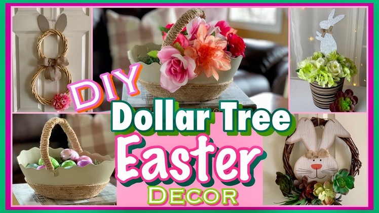 DIY Dollar Tree Easter Decor | Spring Farmhouse and Easter Decor