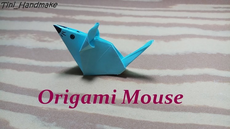 Diy Origami Paper Mouse Easy.How to make an Origami Mouse.Origami for Kids.Origami Animals!
