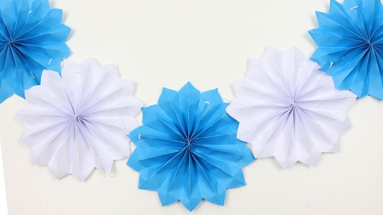 DIY Unique Wall Hanging Wall Decoration Idea with Paper Flowers - Easy Paper Flower Decorations
