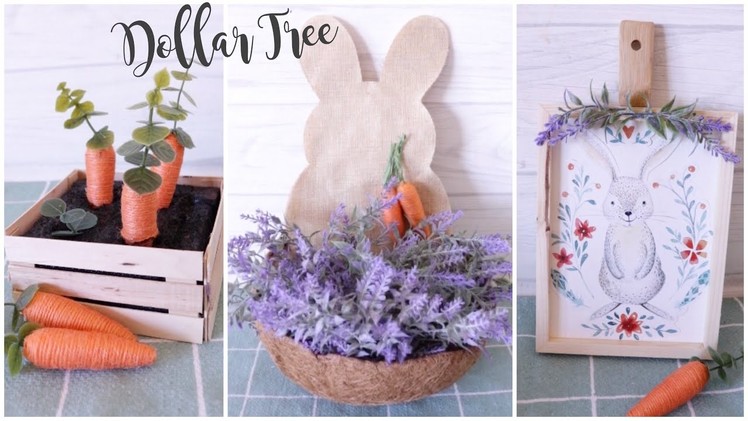 Dollar Tree DIY Farmhouse Easter Decor Crafts