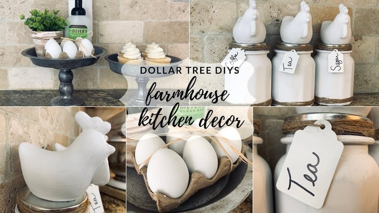 Dollar Tree Farmhouse Kitchen DIY