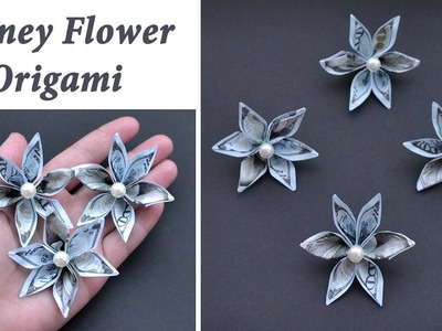 Easy Money DOUBLE FLOWER Lei | Idea for graduation | Origami Dollar Tutorial DIY by NProkuda