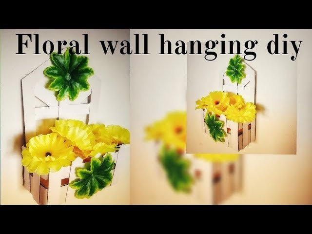 Floral wall hanging diy || Balcony decor || Home decor || Best out of waste || Art & Essentials
