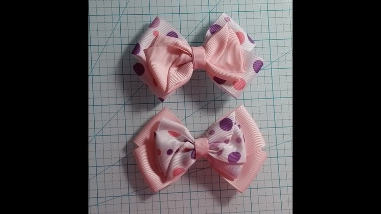 Folded ribbon bow style #1