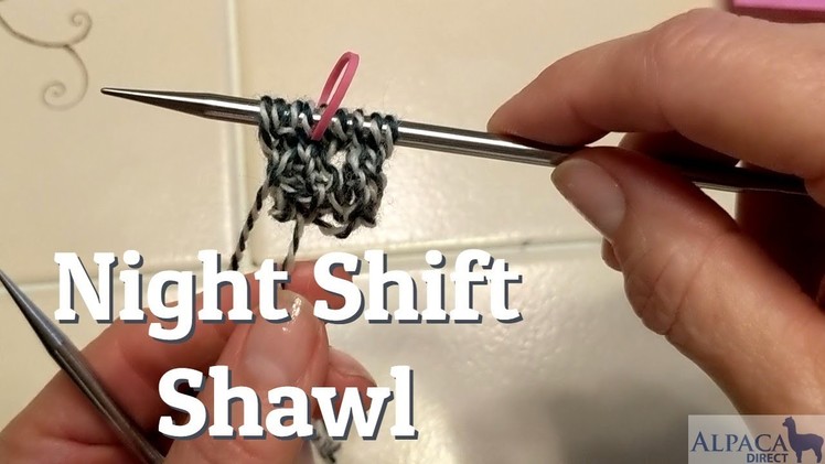 How to Cast On the Nightshift Shawl by Andrea Mowry