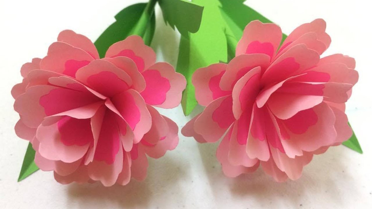 How To Make Beautiful Paper Flowers Step By Step