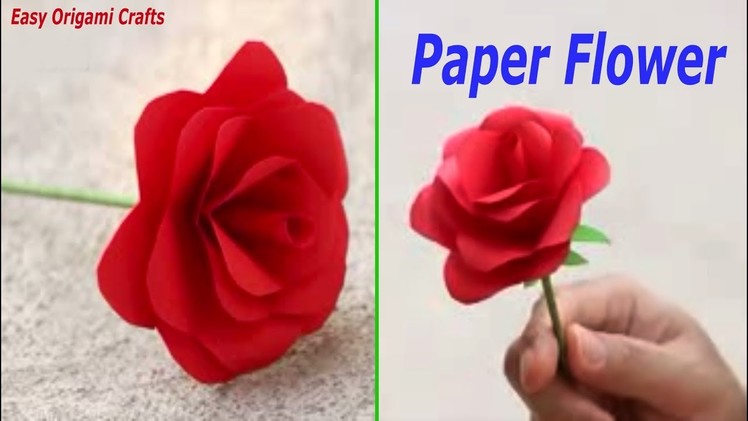 How to Make Origami Paper Craft Flower Making 2019. Home Decoration Easy Idea