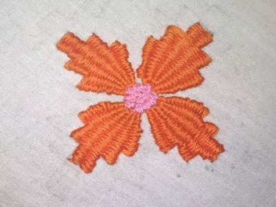 Kadai Kamal Stitch | Hand Embroidery Beautiful Flower Design