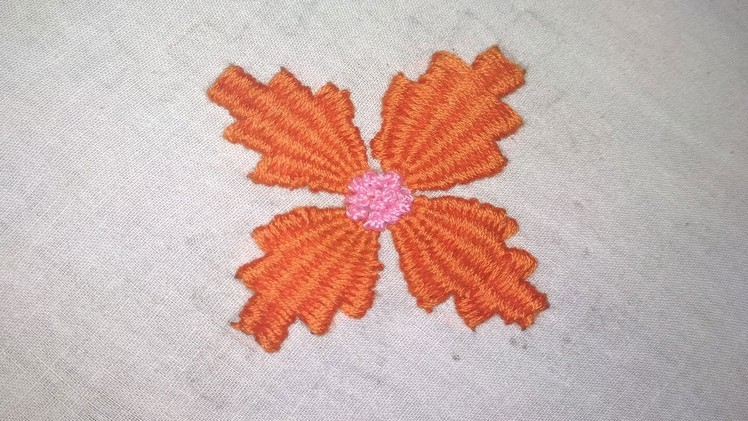 Kadai Kamal Stitch | Hand Embroidery Beautiful Flower Design