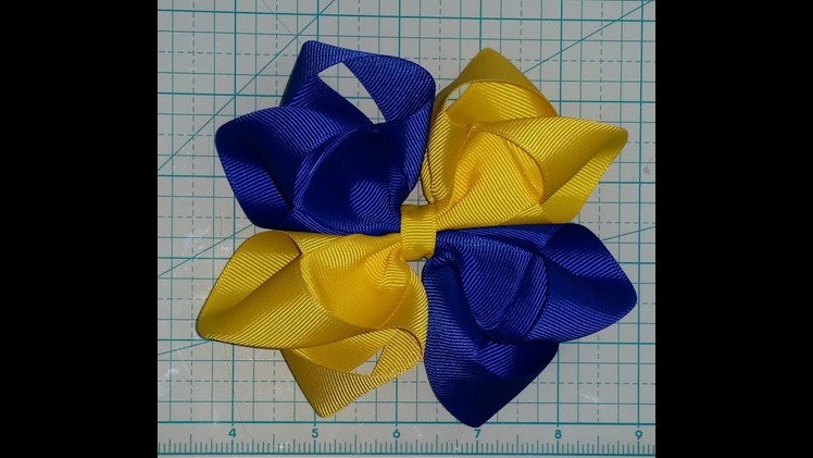 Octopus 2.0 (blooming octopus) bow 2 colors with a twist
