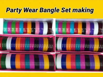 Party wear Bangle Set making at home