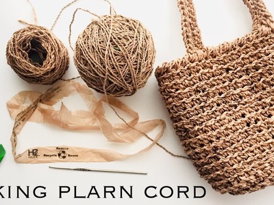 Spinning Grocery Bags into Cord by Hand | Plarn Twine | Twisting Yarn | Upcycled Recycled by GemFOX