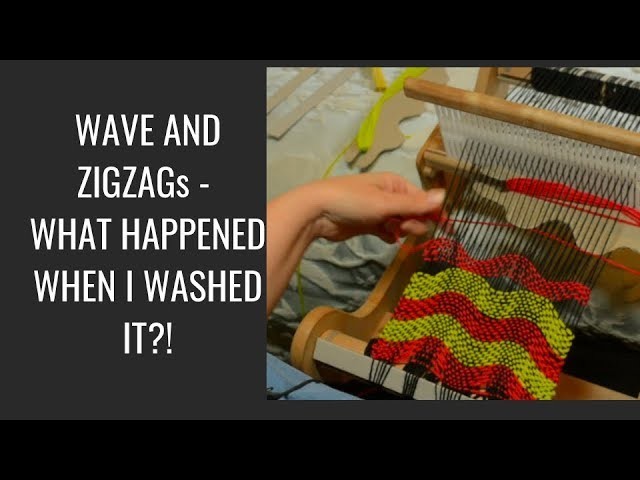 Waves and zigzags - what happened when I washed it?