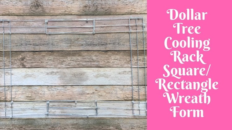 Wonderful Wreaths: Dollar Tree Cooling Rack Square.Rectangle Wreath Form