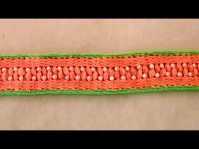 Woolen design toran patti, Crosia design toran patti, crochet work, #60,||Santosh All Art ||