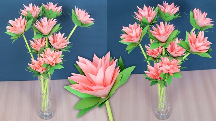 WOW !!! Unique Flower Making Idea | DIY Room Decor Flower Pot