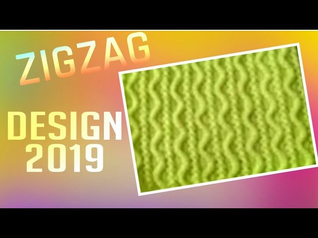 Zigzag New koti sweater design 2019 ladies