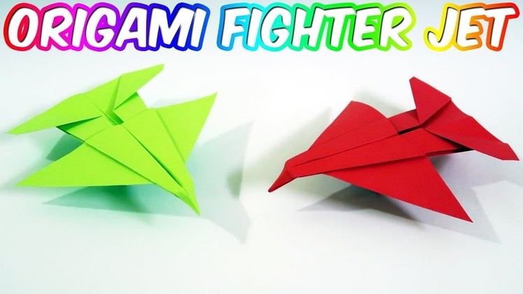 BEST ORIGAMI PAPER JET - How to make a Paper Airplane | Fighter Jet