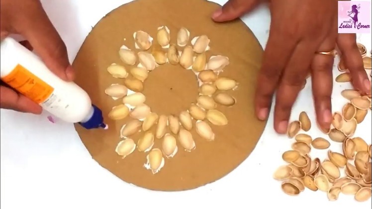 Best out of waste from pista shells | pista shells craft | Diy pista shells craft | pistachio shells