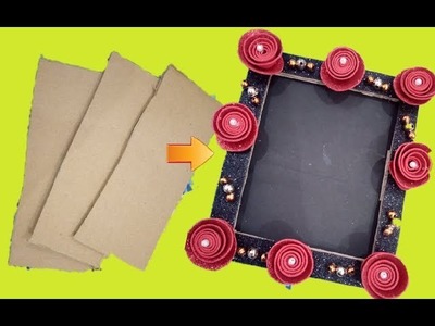 how to make photo frame best out of waste