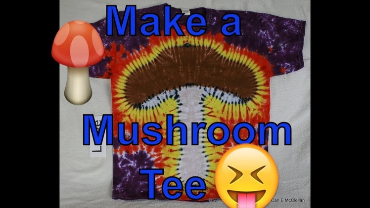 DIY How to Tie Dye a Mushroom Tee