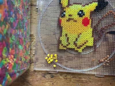 DIY Perler Bead Easy Craft Pokemon Ideas - Cute Pikachu!