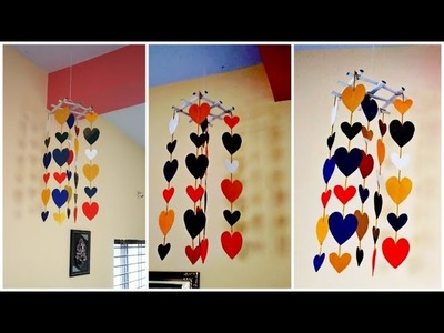 DIY: Wall Hanging Craft idea with Waste wedding Cards