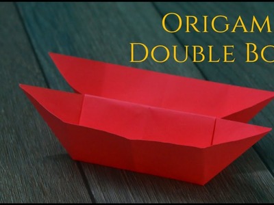 Easy Origami Double Boat | Paper Craft | Origami Paper Craft