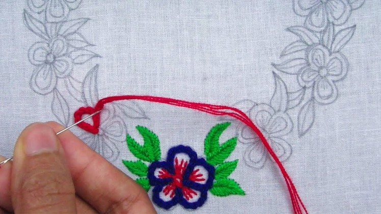 Hand Embroidery, Neckline embroidery for dresses, Latest neckline design