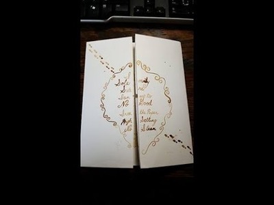 Harry Potter Marauder's Map Invites