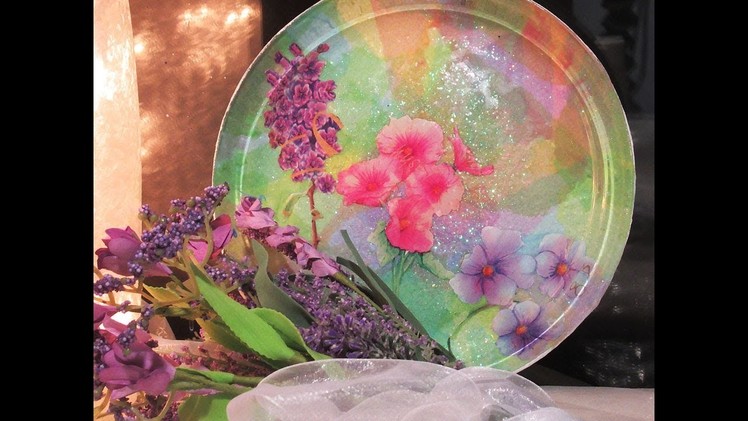 How To Make a Shimmering Easter Plate!