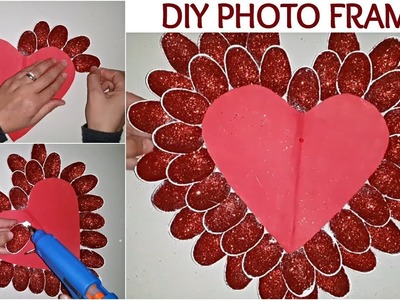 How to make a Unique Photo Frame with Plastic Spoons