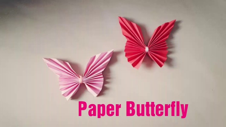 How to make Paper Butterfly. Origami. Paper Craft Ideas. Creative Corner
