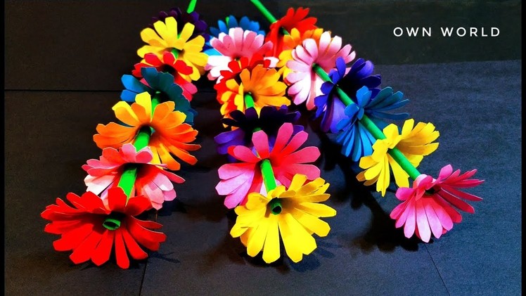 How To Make Paper Flower - DIY Paper Craft-Gift Flower, mother's day gift