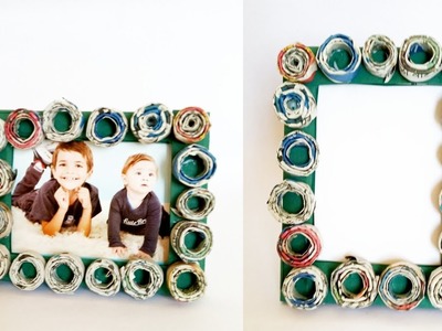 How To Make Photo Frame | Unique Photo Frame | DIY Newspaper Craft Ideas | Best Out Of Waste