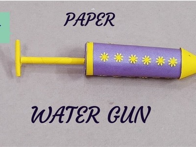 How to make water gun |How to make pichkaari| School Craft