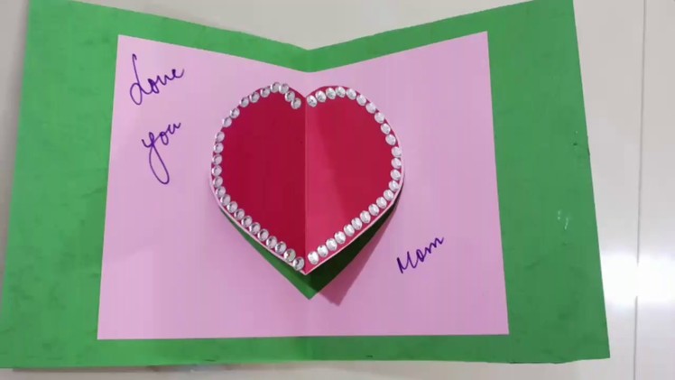 Mother's Day Greeting Card.DIY.Pop up Greeting cards.Mothers day craft ideas.Greeting cards