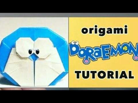 Origami DORAEMON TUTORIAL (1 piece of paper)