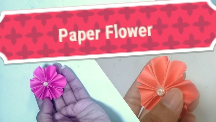 Simple Paper Flower| Origami Flower | Craft | Woman Garden