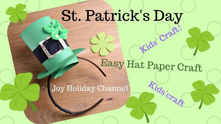 St. Patrick's Day HAT CRAFT
