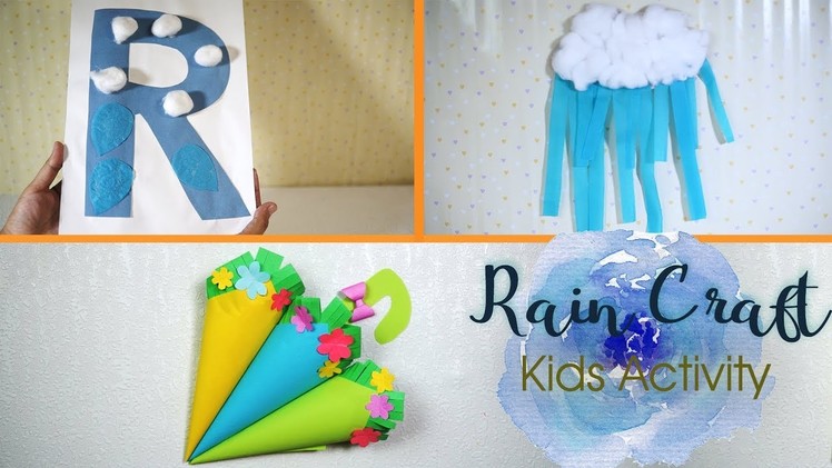 3 Rain Craft Ideas | Kids Activity | Fun DIY