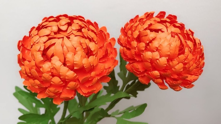 ABC TV | How To Make Chrysanthemum Paper Flower | Flower Die Cuts - Craft Tutorial