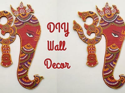 Amazing Wall Decoration Ideas | Ganpati Wall Decor Craft | Unique Wall Hanging Ideas