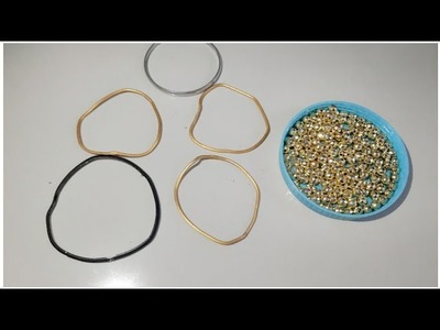 DIY amazing craft with waste bangles & wool.DIY room decor.Best out of waste